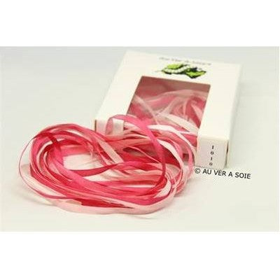 Au Ver a Soie Silk Ribbon Variegated 4mm (3m) - 1010