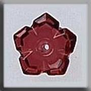 Mill Hill - Glass Treasures - 12009 5 Petal Dim Flower Ruby