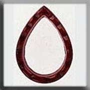 Mill Hill - Glass Treasures - 12019 Open Faceted Teardrop Ruby