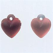 Mill Hill - Glass Treasures - 12073  Very Small Domed Heart Rose