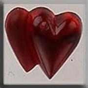 Mill Hill - Glass Treasures - 12097 Double Heart Ruby
