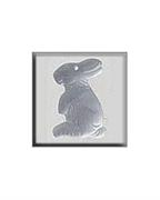 Mill Hill - Glass Treasures - 12119 Bunny Matte Crystal