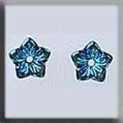 Mill Hill - Glass Treasures - 12223 Jasmine Flower Light Sapphire