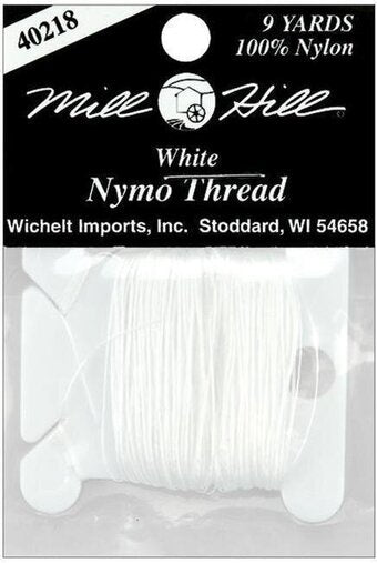 Mill Hill Nymo Thread - White