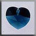Mill Hill - Crystal Treasures - 13039 Small Heart Emerald