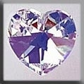 Mill Hill - Crystal Treasures - 13045 Medium Heart Crystal