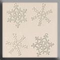 Mill Hill - Metal Treasures - 15001 Snowflake White Metal
