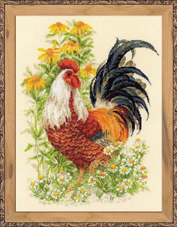 Rooster - Riolis Cross Stitch Kit 1479