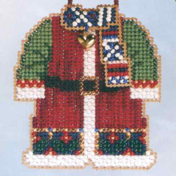 Santa's Closet - Mill Hill Beaded Ornament Cross Stitch Kit (MH16-6305)