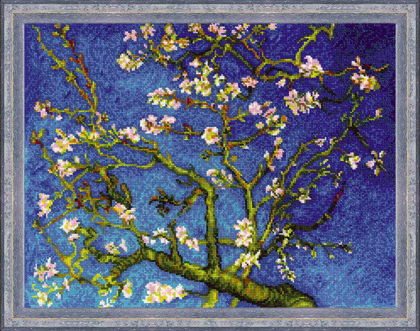 Almond Blossom after V. van Gogh's Painting - Riolis Cross Stitch Kit 1698