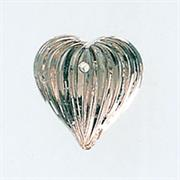 Mill Hill - Glass Treasures - 12067 Medium Fluted Heart Rosaline