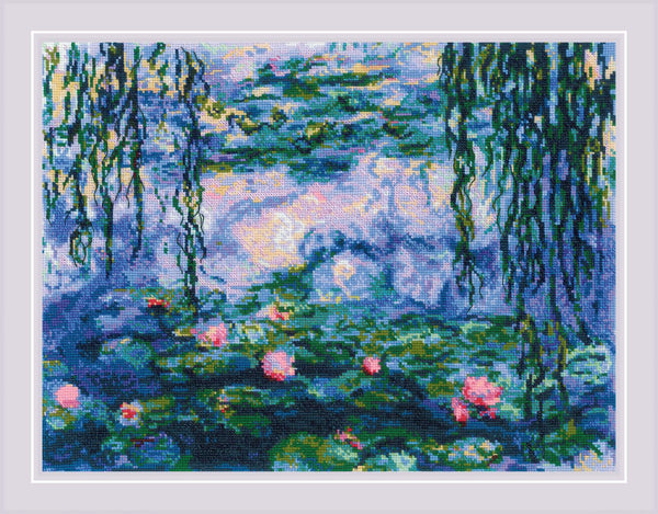 Water Lilies after C. Monet's Painting - Riolis Cross Stitch Kit 2034