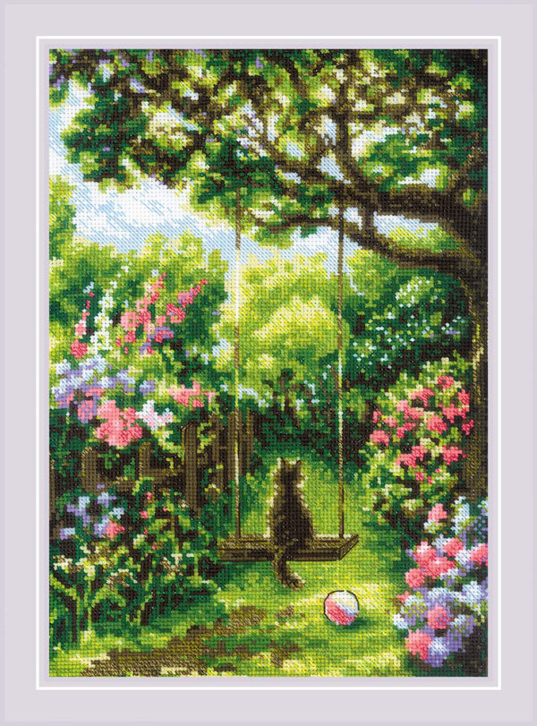 Garden Swing - Riolis Cross Stitch Kit 2114