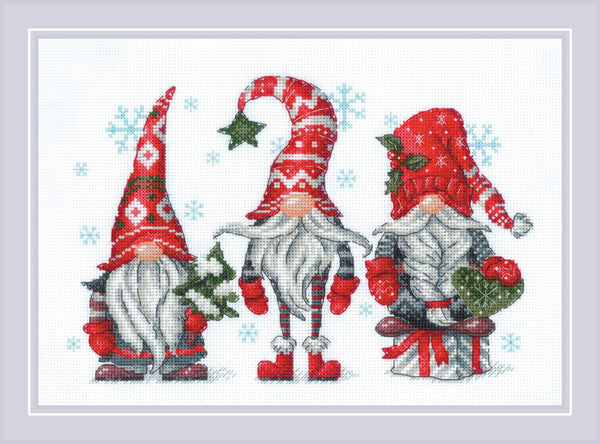 Gnomes - Riolis Cross Stitch Kit 2171