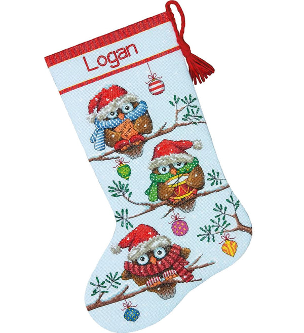 Holiday Hooties Stocking - Dimensions Counted Cross Stitch Kit 70-08951