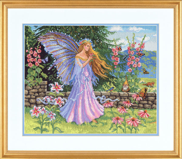Summer Fairy Cross Stitch Kit 70-35410 Gold Collection by Dimensions