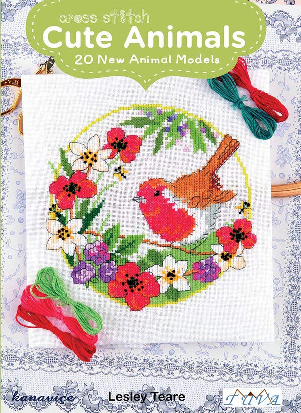 Cross Stitch Cute Animals by Lesley Teare