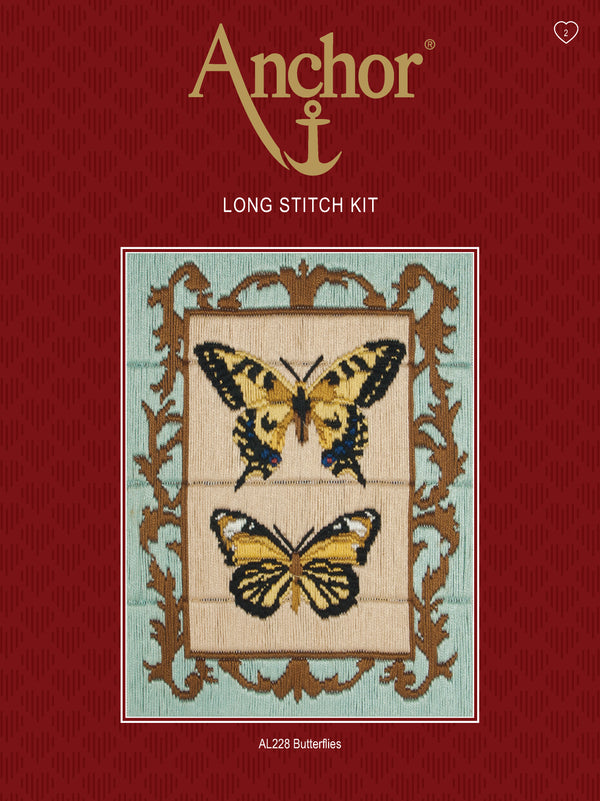 Butterflies Long Stitch Kit AL228 by Anchor