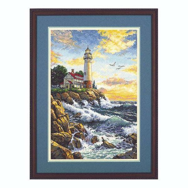 Rocky Point Cross Stitch Kit 03895 Gold Collection by Dimensions