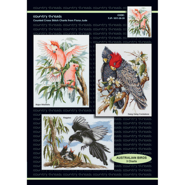 Australian Birds-1 FJP-1011/30/35 by Country Threads