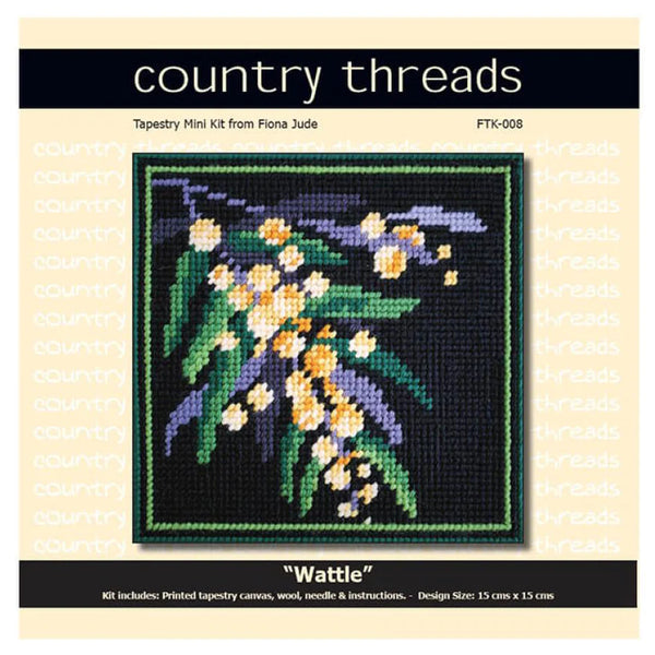 Wattle Tapestry Mini Kit FTK-008 by Country Threads