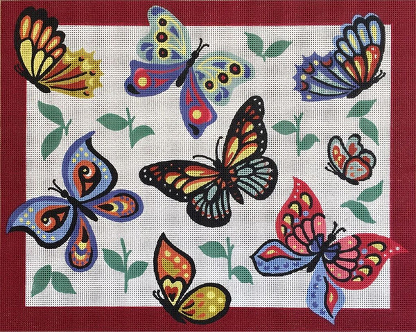 Butterflies - Tapestry Canvas by Gobelin 14.809