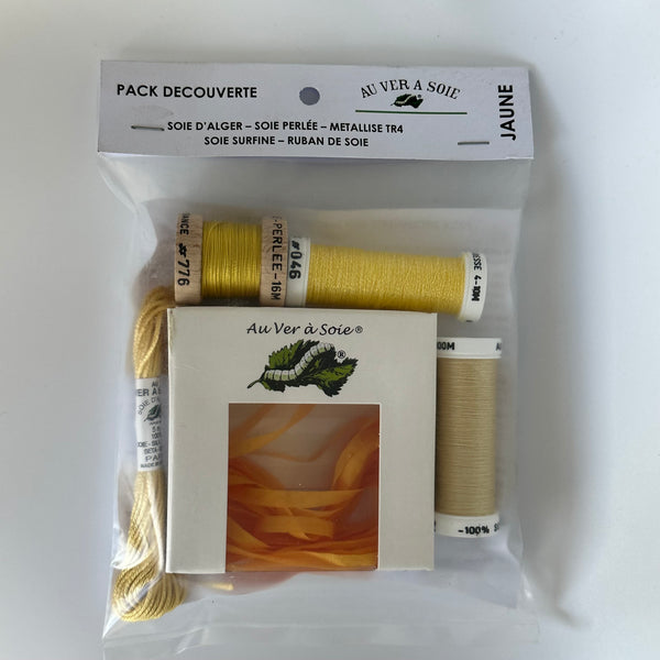 Au Ver a Soie Discovery Pack with Ribbon - Yellow