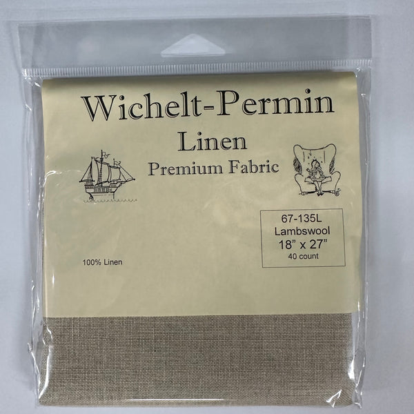 Wichelt Linen 40ct Lamsbwool 18" x 27" Piece (45x69cm) 67-135L