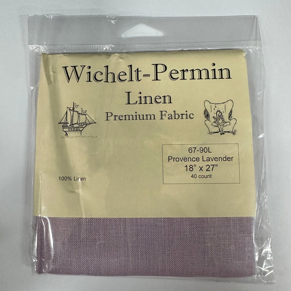 Wichelt Linen 40ct Provence Lavender 18" x 27" Piece (45x69cm) 67-90L
