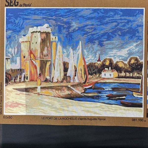 Le Port De La Rochelle - Tapestry Canvas by SEG de Paris 981.166