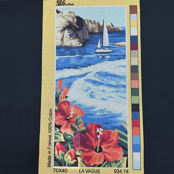 La Vague - Tapestry Canvas by SEG de Paris 934.14