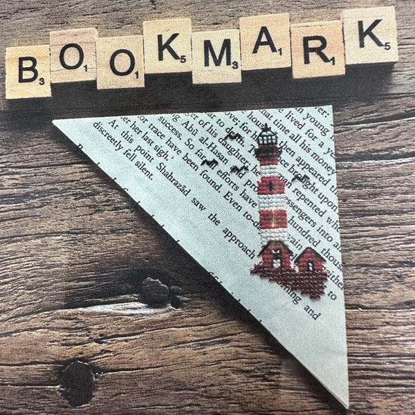 Lighthouse Bookmark Kit by Haystack Stitching