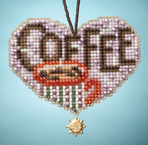 Love Coffee - Mill Hill i Love Beaded Ornament Cross Stitch Kit (MH16-3102)