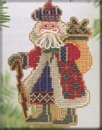 Mt. McKinley Santa - Mill Hill Mountaineer Santas Stitched and Beaded Ornament Kit (MHMS17)