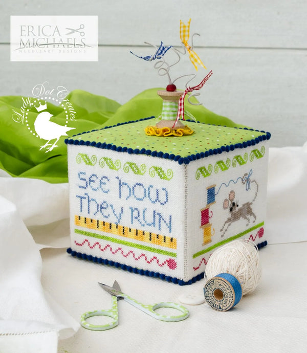 See How They Run Pattern Kit by Erica Michaels with Finishing Kit by Lady Dot Creates - Nashville 2024 Exclusive
