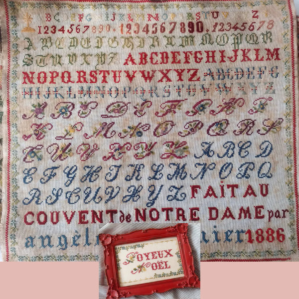 Notre Dame Alphabets & Joyeux Noël by Mojo Stitches