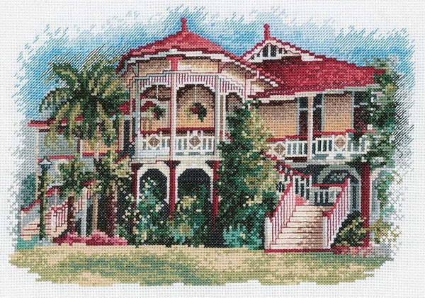 Queensland Mansion on Stilts Cross Stitch Kit OG009 by DMC