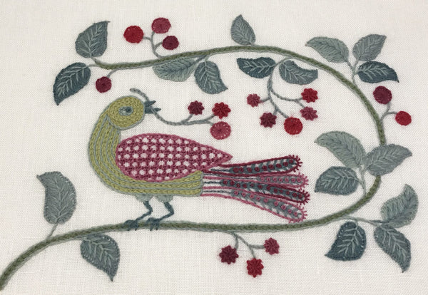 Very, Very Berry - Crewel Work Embroidery Kit by Anna Scott