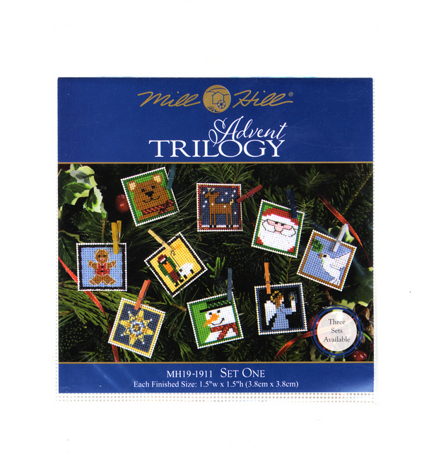 Mill Hill Advent Trilogy Ornament Kit Set One (MH19-1911)