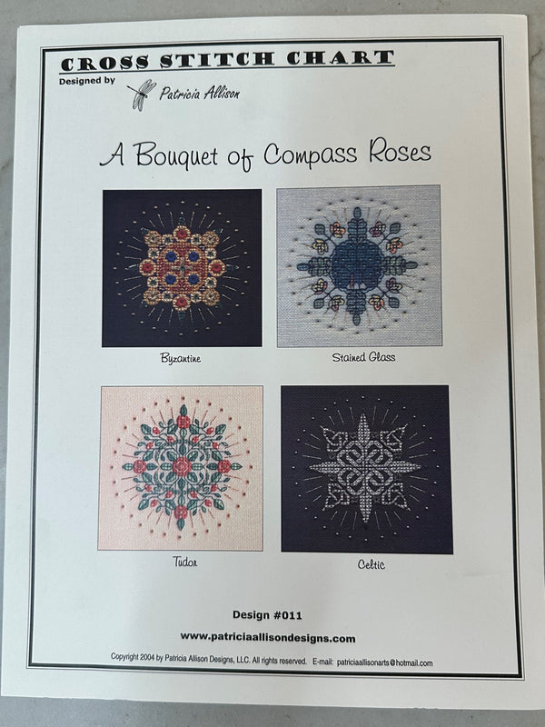 A Bouquet of Compass Roses by Patricia Allison
