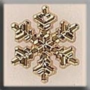 Mill Hill - Glass Treasures - 12038 Medium Snowflake Gold