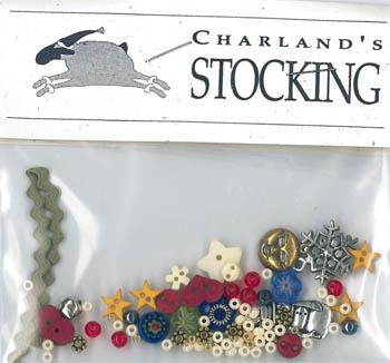 Charland's Stocking Embellishment Pack by Shepherd's Bush