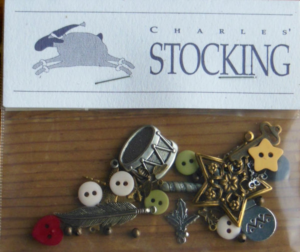 Charle's Stocking Embellishment Pack by Shepherd's Bush