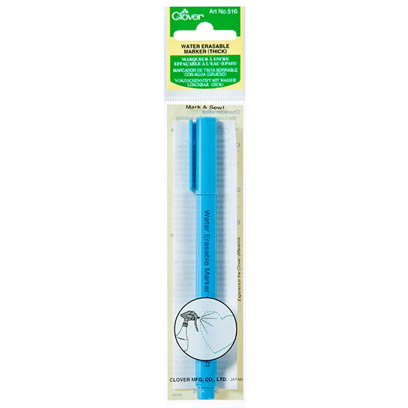 Clover Water Erasable Fabric Marker (Thick) 516