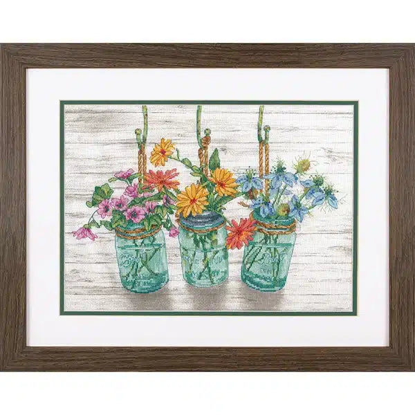 Flowering Jars Cross Stitch Kit - 70-35378 by Dimensions