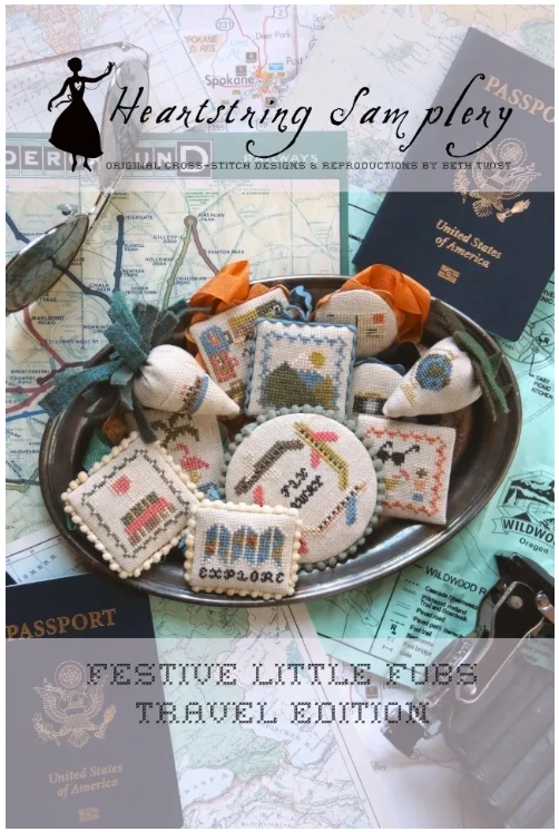 Festive Little Fobs Travel Edition by Heartstring Samplery