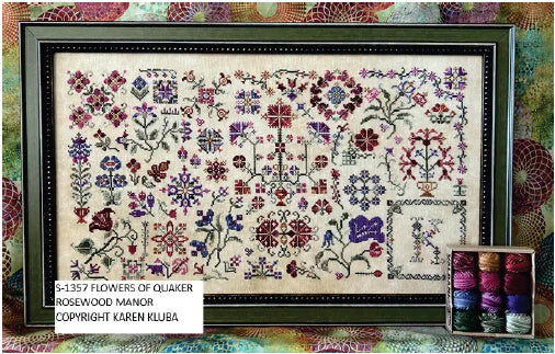 Flowers of Quaker with Valdini Threads Included by Rosewood Manor (S-1357)