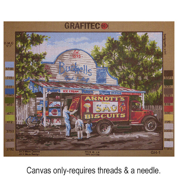 Any Broken Biscuits by Gordon Hanley -  Tapestry Canvas by Grafitec GH-1