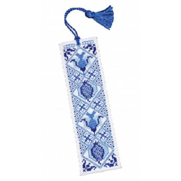 Delft Blue Bookmark Kit - Textile Heritage
