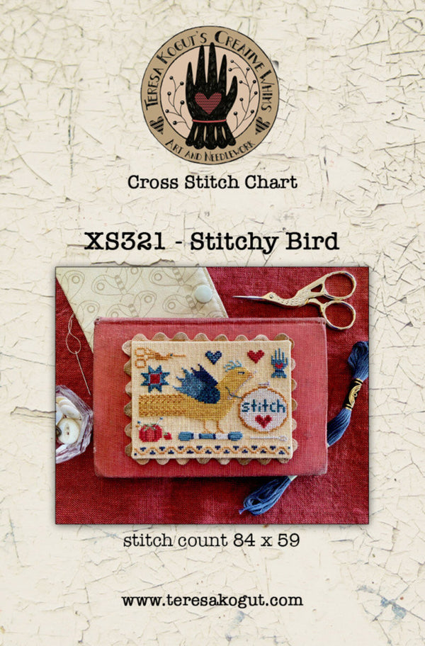 Stitchy Bird- XS321 by Teresa Kogut
